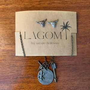 Western Necklace and Earring Set